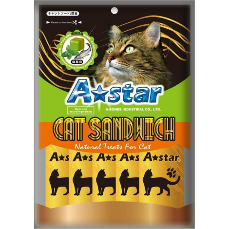 ASTAR-貓薄荷-原草鮭魚夾心餡餅20gx5入
