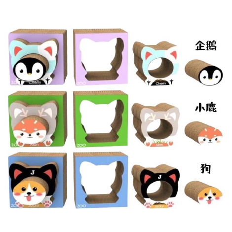 貓丸家-MDOBI-夢幻動物園(3入組)_官網公版(白底)