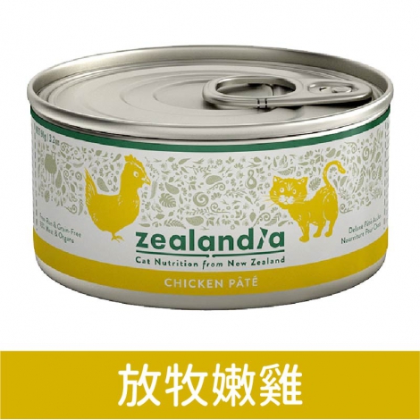 狂野天廚-經典貓咪無穀主食罐90g_放牧嫩雞