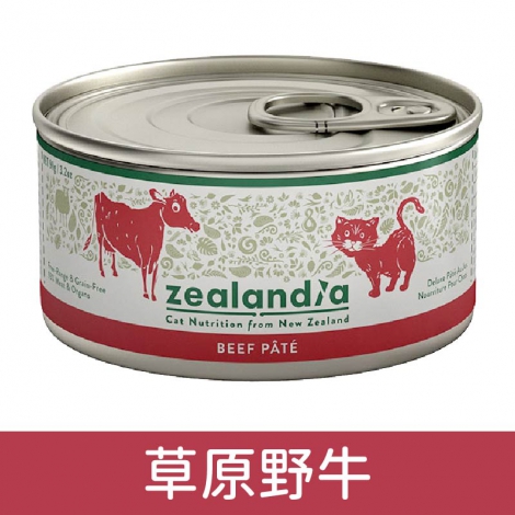 狂野天廚-經典貓咪無穀主食罐90g_草原野牛