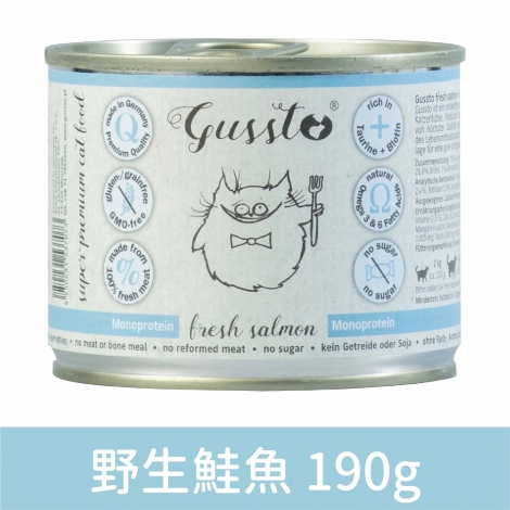 gussto_惡魔喵_野生鮭魚 190g