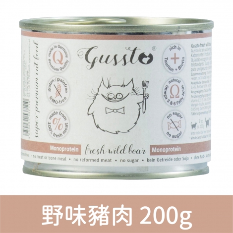 gussto_惡魔喵_野味豬肉 200g