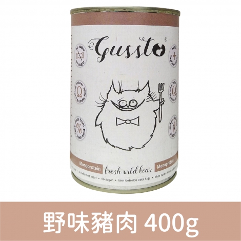 gussto_惡魔喵_野味豬肉 400g 複本