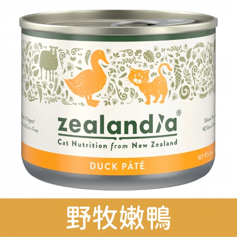 狂野天廚-經典貓咪無穀主食罐_野牧嫩鴨 185g