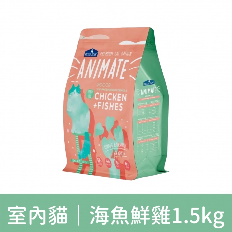 倍力_貓咪飼料_室內貓｜海魚鮮雞1.5kg