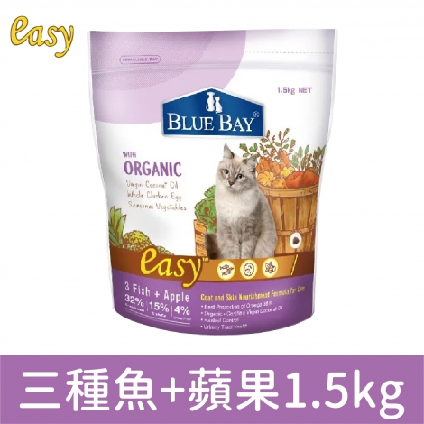 倍力_貓咪飼料_三種魚+蘋果1.5kg