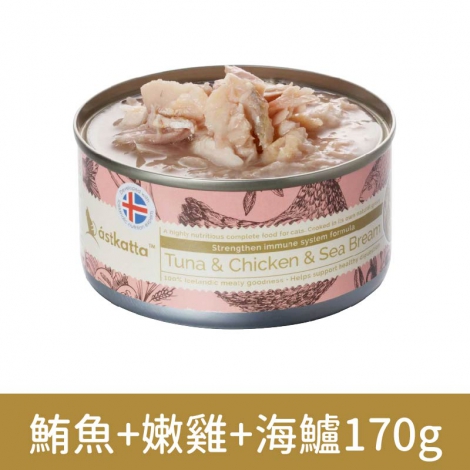 冰島_貓罐_鮪魚+嫩雞+海鱸170g