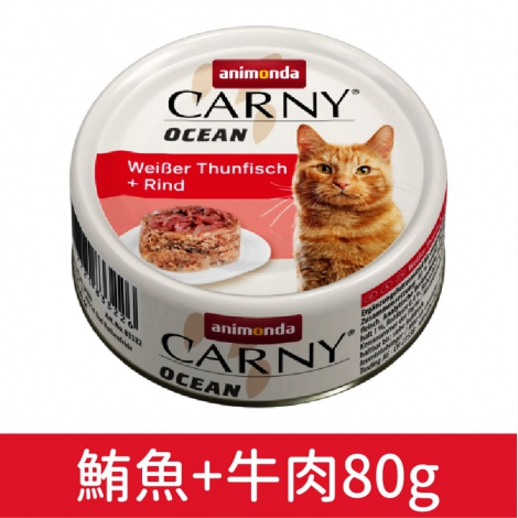 卡恩_海洋罐_鮪魚牛肉80g
