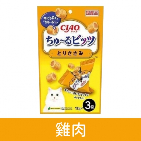 CIAO_啾嚕捲心迷你塊_雞肉+黃綠色蔬菜