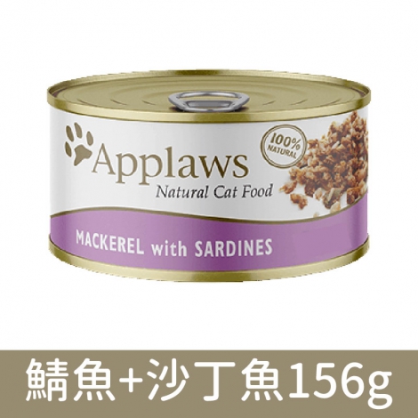 愛普士_貓罐_鯖魚+沙丁魚156g