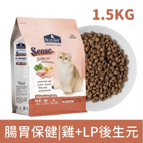 倍力_貓咪飼料_腸胃保健-雞+LP後生元1.5kg