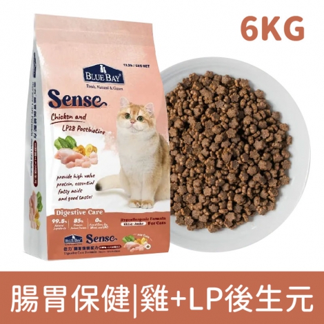 倍力_貓咪飼料_腸胃保健｜雞+LP後生元6kg