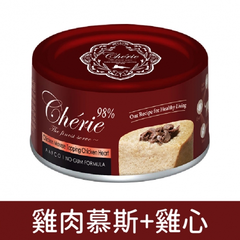 法麗_貓罐_雞肉慕斯+雞心