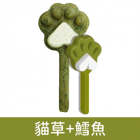 驕傲貓_貓掌凍乾棒棒糖_貓草+鱈魚