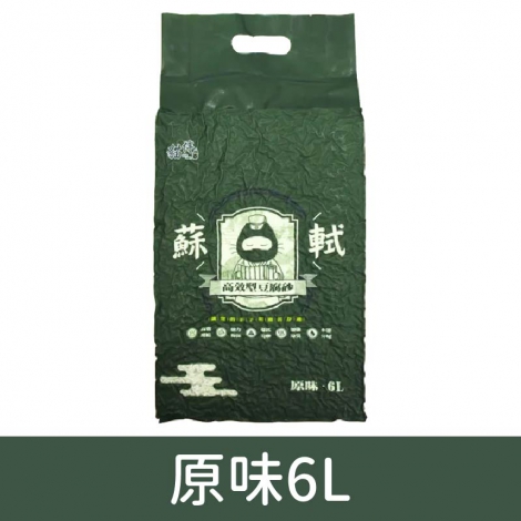 貓侍_蘇軾高效型豆腐砂_原味6L