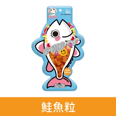歐姆貓胖胖魚貓零食_鮭魚粒