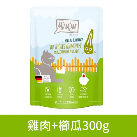 迷幻喵_貓餐包_11337雞肉+櫛瓜300g