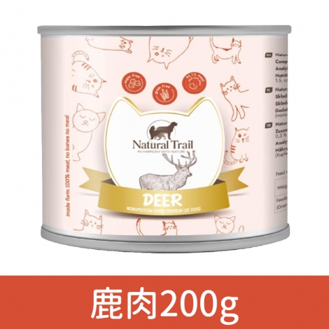 自然小徑_單蛋白貓罐_鹿肉200g