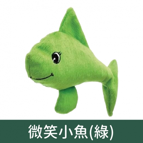 奧咪樂-貓草玩具_F200微笑小魚(綠)