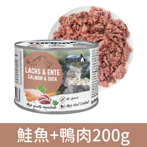 TUNDRA_貓罐_鮭魚+鴨肉200g-
