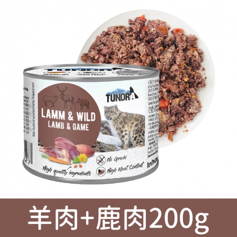 TUNDRA_貓罐_羊肉+鹿肉200g-