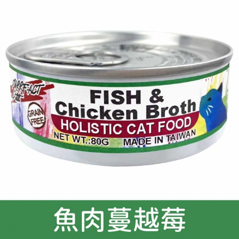 波菲特_貓罐_魚肉蔓越莓80g