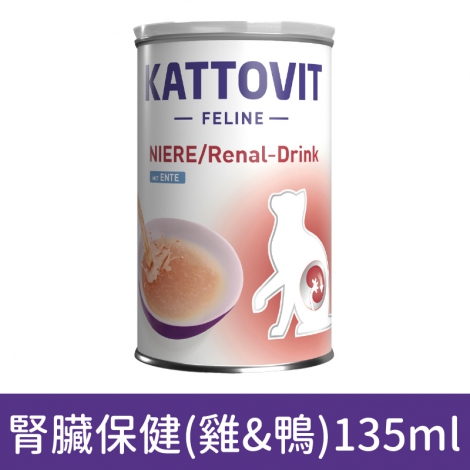 康特維_貓湯汁罐_腎臟保健(雞&鴨)135ml