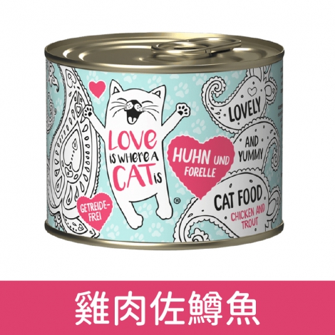 喵口愛_貓罐_雞肉佐鱒魚