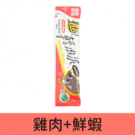 怪獸部落_輕肉泥_雞肉+鮮蝦(單入)