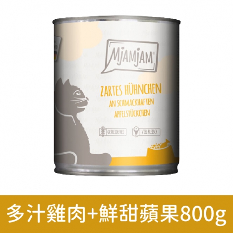 迷幻喵_貓罐800g_11389多汁雞肉+鮮甜蘋果