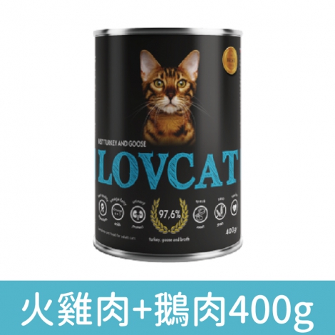 那卡貓罐_火雞肉+鵝肉400g