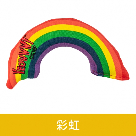 YEOWWW-美國瘋狂貓-貓草玩具_按鈕圖_彩虹