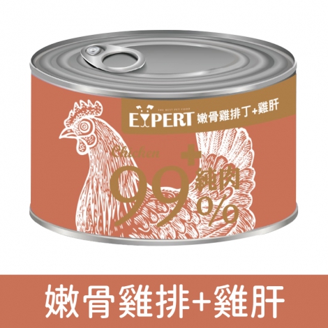 艾思柏-EXPERT-犬罐_嫩骨雞排+雞肝