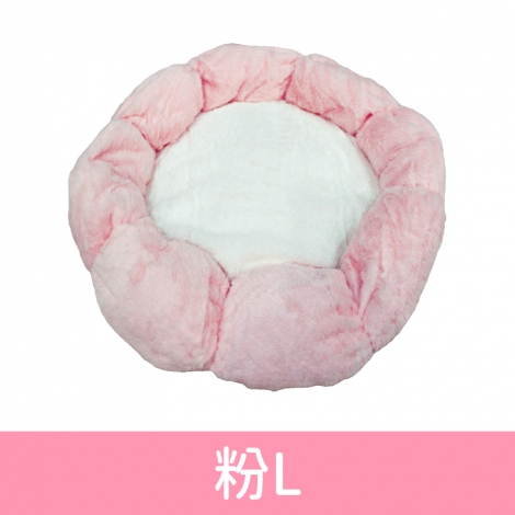 阿毛Among-花朵寵物睡窩_粉L