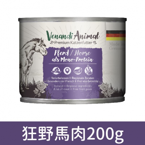 貓王_貓罐_狂野馬肉200g
