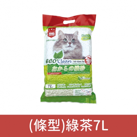 艾可-Eco-貓砂_(條型)綠茶7L