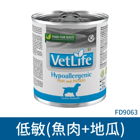 法米納_處方犬罐_【處方】5.低敏(魚肉+地瓜)300g