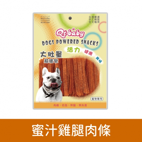 QTBABY-大肚量犬零食(超值包)_312蜜汁雞腿肉條320g