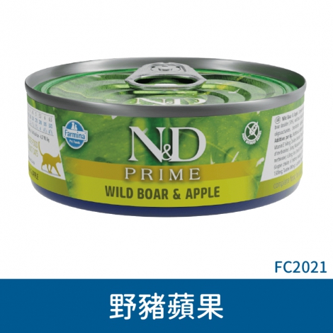 法米納_貓罐_頂級_FC2021野豬蘋果
