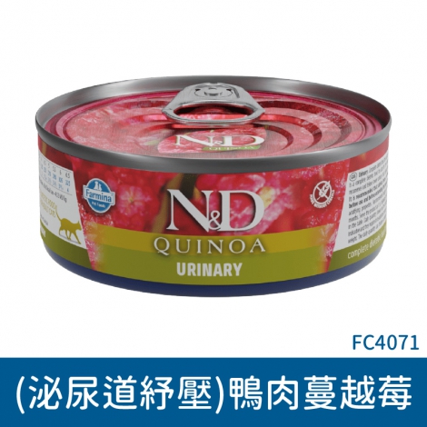 法米納_貓罐_藜麥_FC4071(泌尿道紓壓)鴨肉蔓越莓