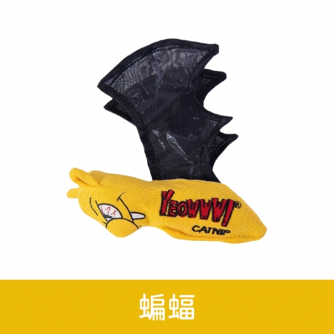 YEOWWW-美國瘋狂貓-貓草玩具_蝙蝠