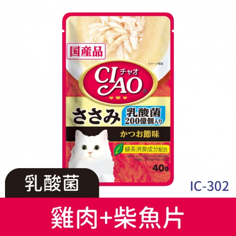 CIAO-巧餐包_IC-302乳酸菌 雞肉+柴魚片