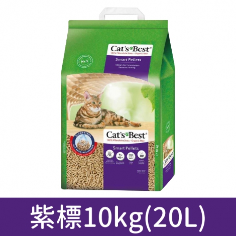 凱優-凝結木屑砂_紫標10kg(20L)