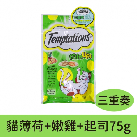 喵愛餡_零食_三重奏-貓薄荷+嫩雞+起司75g