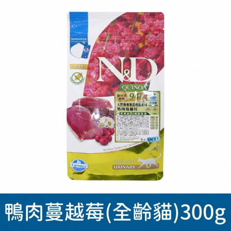 法米納_貓咪飼料300g_鴨肉蔓越莓(全齡貓)300g