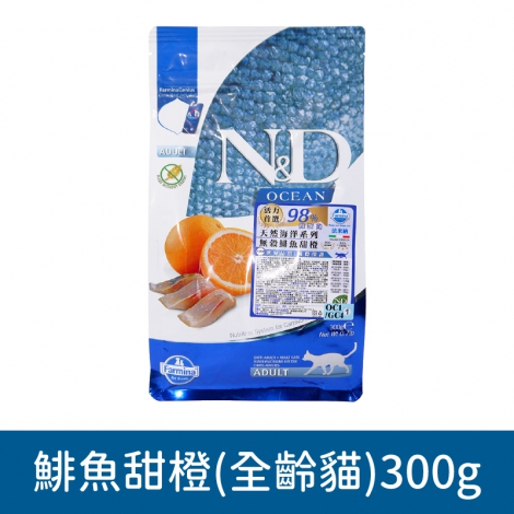 法米納_貓咪飼料300g_鯡魚甜橙(全齡貓)300g