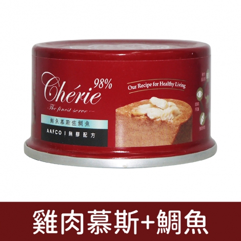 法麗_貓罐_(紅)雞肉慕斯+鯛魚