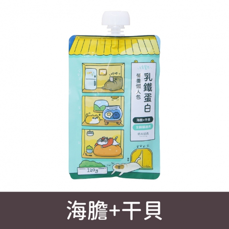 貓有話說-貓主食餐包_按鈕圖_海膽+干貝(舒壓好心清)120g