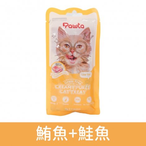 波塔Pawta-貓咪低脂營養肉泥條_按鈕圖_鮪魚+鮭魚