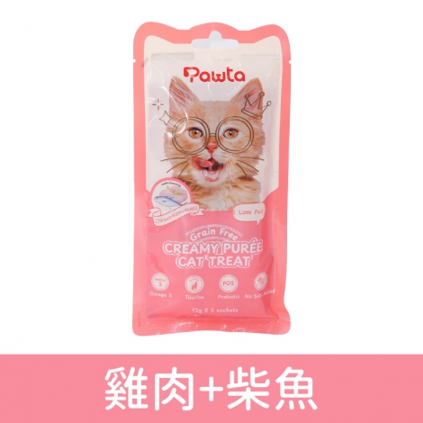 波塔Pawta-貓咪低脂營養肉泥條_按鈕圖_雞肉+柴魚